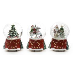 Viter novogodišnja vodena kugla muzička santa star 15 cm ( 50342 )