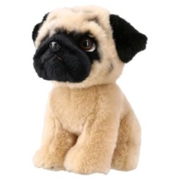 Ozzo plush plišana igračka mops 18cm ( 879203 )
