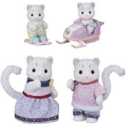 Sylvanian families snow leopard family ( EC5814 )