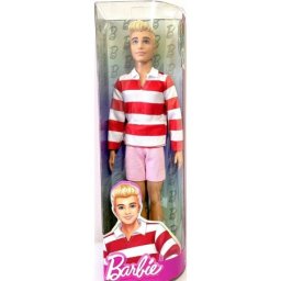 Mattel barbie ken crveno bela majica ( 255689 )
