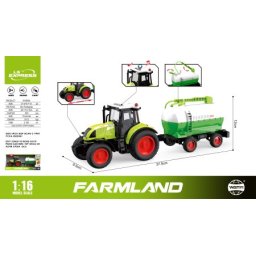 Traktor sa cisternom sa zvukom i svetlom 1:16 wy900a ( 50/17961-1 )