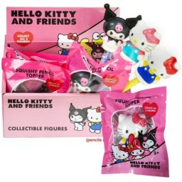 Hello Kitty and Friends squishy toper za olovku Hello Kitty sa roze mašnom ( 1044989 )