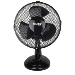 Floria ZLN1211 Ventilator stoni, prečnik 23 cm, 25 W, crni