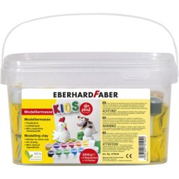 Masa za modeliranje Eberhard Faber-Castell bela 2000g i boje