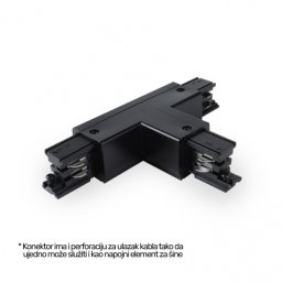 DAWN TROFAZNI T KONEKTOR WSO-32B(L1) CRNI
