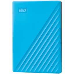 WD HDD external my passport 2TB, USB 3.2 sky ( WDBYVG0020BBL-WESN )