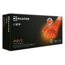 Mercator medical jednokratne rukavice gogrip pro narandžaste bez pudera veličina xxl ( rp3006100xxl )