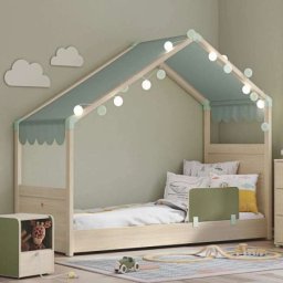 Cilek Montes natural side roof krevet sa tendom ( 20.76.1301.00-21.25.1006.00 )