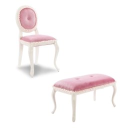 Cilek Dream stolica pink i tabure ( 21.08.8487.01-3460 )