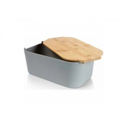 Vilde 259302 - Kutija za hleb 33 x 18,5 x 12 cm - Siva