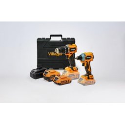 Villager FUSE set bušilica VLP 5121 + odvrtač VLP 6420, baterija 1x2,0Ah,1x4,0Ah, punjač 2,4A ( 088700 )