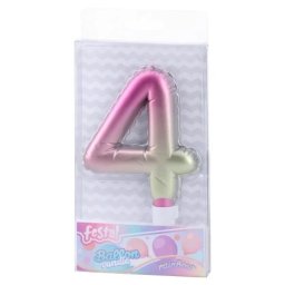 Balloon candle svećica duga - odaberite broj ( 710324 )