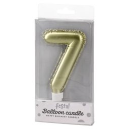 Balloon candle svećica zlatna - odaberite broj ( 710387 )