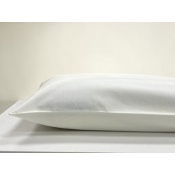 Jastučnica -Bela boja 40x60cm 100% pamuk Dezen Glat ( VLK000190-belabojaglat )