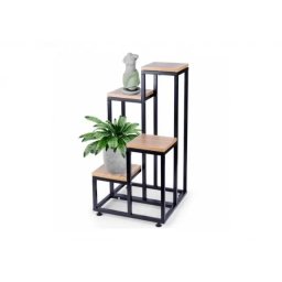 Vilde 569813 - Metalni stalak za cveće na 4 nivoa