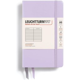 Rokovnik Leuchtturm Lila tvrd povez 185 stranica linije 6