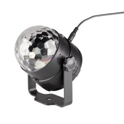 Mini RGB disko kugla 80mm, USB, do 100m2