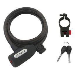 Force brava f lux spiralna 150cm/10mm, crna ( 49132 )