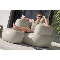 Bestway comfi cube fotelja na naduvavanje sa tabureom 107×99×80 cm ( 75137 )