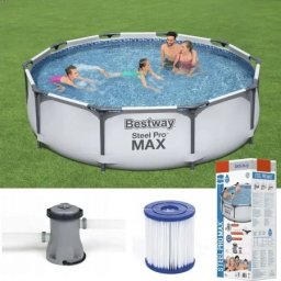 Bestway bazen za dvorište sa filterom steel pro max 305x76cm ( 56408 )