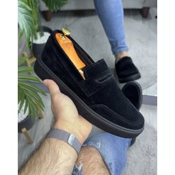 Crne Elegantne Mokasine 5901
