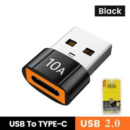 ADAPTER OTG FASHION USB-A MUŠKI NA USB-C ŽENSKI CRNI *MD *SR