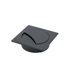 Rozetna za kablove 905Q 74x74 H=18, Black ( 608-030 )