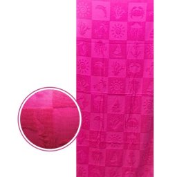 Dekordom plažni peškir beach master - 70x150 - shell fuchsia ( 025756 )