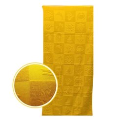 Dekordom plažni peškir beach master - 70x150 - shell golden ( 025758 )