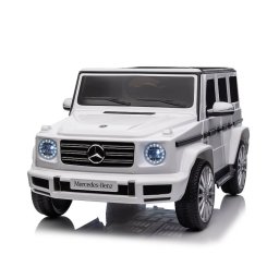 Mercedes G500 Džip na akumulator 4x4 Beli Premium Oprema