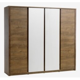 Ormar 220x197 cm sa ogledalom divlji hrast