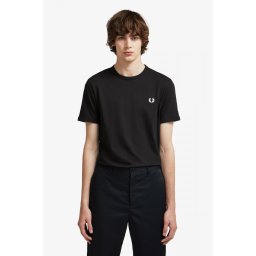 FRED PERRY RINGER MAJICA BLACK