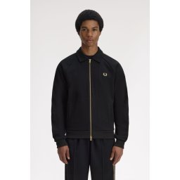 FRED PERRY J2302 102 CROSS TAPE JAKNA BLK