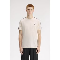 FRED PERRY RINGER MAJICA ECRUN