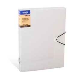 Spree box fascikla sa trakom 40mm a4 providna bela ( 480624 )