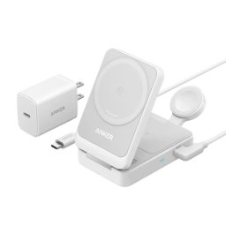 Anker maggo wifi charging station(15w, 3in1) white