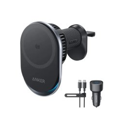 ANKER Prime 25W MagGo bežični + auto punjač sa USB-C M/M kablom, crni