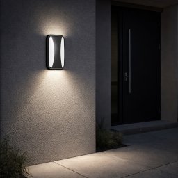 Spoljna LED zidna lampa za dvorište (Boja svetlosti: ZUTA - 3000 kelvina)