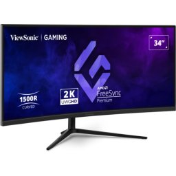 Monitor 34 Viewsonic VX3418C-2K 3440x1440/UltraWide QHD/VA/1ms/180Hz/2xHDMI/2xDP/Zvučnici/Curved