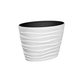 Gardino saksija bora bela oval 60x39xh58cm ( 13126 )