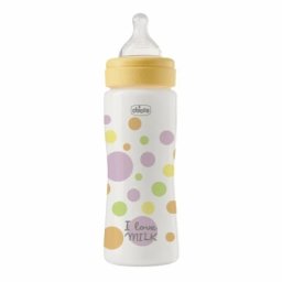 Chicco pe plastična flašica,uni,silikon,dev.330ml ( A100069 )