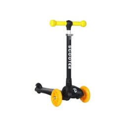 Trotinet dečiji sa 3 točka sa svetlećim gazištem model tt-1006 crna ( 540137 )