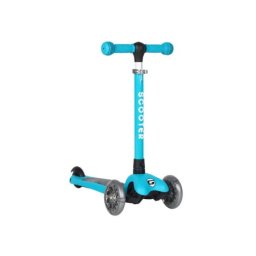 Trotinet dečiji sa 3 točka sa svetlećim gazištem model tt-1006 plava ( 540135 )
