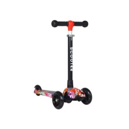Trotinet dečiji sa 3 točka sa svetlećim gazištem model tt-1006 šareni (crvena) ( 540141 )
