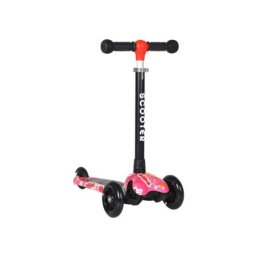 Trotinet dečiji sa 3 točka sa svetlećim gazištem model tt-1006 šareni (roza) ( 540140 )