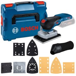 Bosch GSS 18V-13 Akumulatorska vibraciona brusilica-šlajferica u L-Boxx koferu, Solo 06019L0101