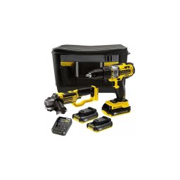 Stanley FMCK464D2 Set akumulatorska udarna bušilica odvijač FatMax 18V + ugaona brusilica