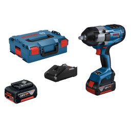 Bosch GDS 18V-1000 Akumulatorski udarni odvrtač 2x5,0 Ah + L-Boxx kofer, 06019J8304