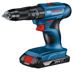 Bosch GSB 185-Li Akumulatorska vibraciona bušilica - odvrtač 18V, 1x2,0 Ah + 23-delni set pribora u koferu 06019K3102