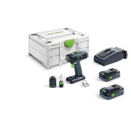 Festool Baterijska bušilica T 18+3 HPC 4,0 I-Plus, 576446